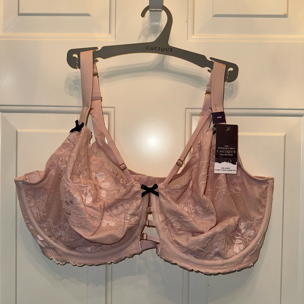 Cacique Blush Lace Bra